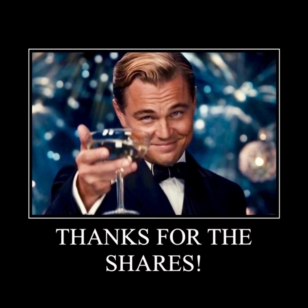 Thank you! Thank you! Thank you!